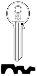 Toon details voor Silca Cilindersleutel brass CS121 Afbeelding van Silca Cilindersleutel brass CS121