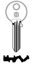 Toon details voor Silca Cilindersleutel brass CS143 Afbeelding van Silca Cilindersleutel brass CS143