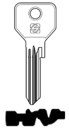 Toon details voor Silca Cilindersleutel brass CS170 Afbeelding van Silca Cilindersleutel brass CS170