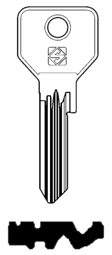 Toon details voor Silca Cilindersleutel brass CS167 Afbeelding van Silca Cilindersleutel brass CS167