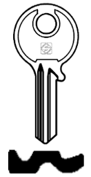 Toon details voor Silca Cilindersleutel brass CS28R Afbeelding van Silca Cilindersleutel brass CS28R