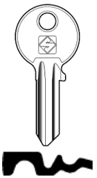 Toon details voor Silca Cilindersleutel brass CS34 Afbeelding van Silca Cilindersleutel brass CS34