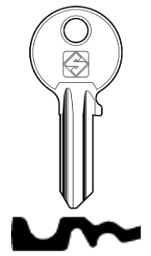 Toon details voor Silca Cilindersleutel brass CS34R Afbeelding van Silca Cilindersleutel brass CS34R