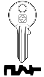 Toon details voor Silca Cilindersleutel brass CS42 Afbeelding van Silca Cilindersleutel brass CS42