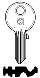 Toon details voor Silca Cilindersleutel brass CS66 Afbeelding van Silca Cilindersleutel brass CS66