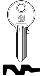 Toon details voor Silca Cilindersleutel brass CS67 Afbeelding van Silca Cilindersleutel brass CS67