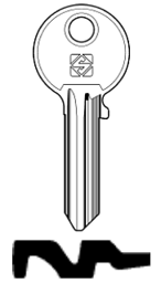 Toon details voor Silca Cilindersleutel brass CS68 Afbeelding van Silca Cilindersleutel brass CS68