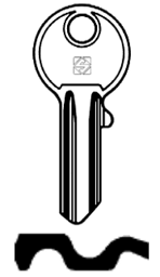 Toon details voor Silca Cilindersleutel brass CS9 Afbeelding van Silca Cilindersleutel brass CS9