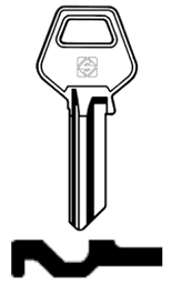 Toon details voor Silca Cilindersleutel brass CB18 Afbeelding van Silca Cilindersleutel brass CB18