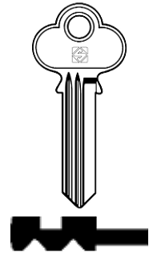 Toon details voor Silca Cilindersleutel brass CB29 Afbeelding van Silca Cilindersleutel brass CB29