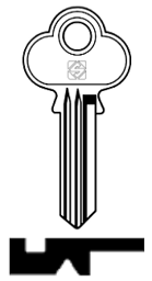 Toon details voor Silca Cilindersleutel brass CB37 Afbeelding van Silca Cilindersleutel brass CB37