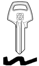 Toon details voor Silca Cilindersleutel brass CB3R Afbeelding van Silca Cilindersleutel brass CB3R