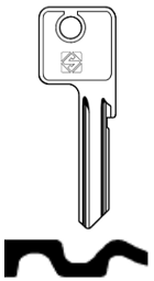 Toon details voor Silca Cilindersleutel brass YA34 Afbeelding van Silca Cilindersleutel brass YA34
