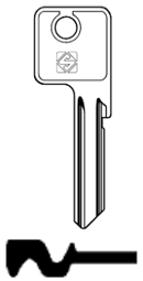 Toon details voor Silca Cilindersleutel brass YA64 Afbeelding van Silca Cilindersleutel brass YA64