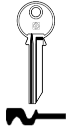 Toon details voor Silca Cilindersleutel brass YA67 Afbeelding van Silca Cilindersleutel brass YA67