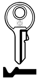 Toon details voor Silca Cilindersleutel brass YA74 Afbeelding van Silca Cilindersleutel brass YA74