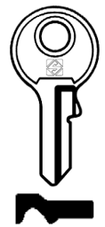 Toon details voor Silca Cilindersleutel brass YA74R Afbeelding van Silca Cilindersleutel brass YA74R