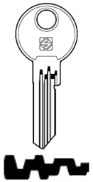 Toon details voor Silca Cilindersleutel brass BAB26R3 Afbeelding van Silca Cilindersleutel brass BAB26R3