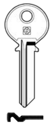 Toon details voor Silca Cilindersleutel staal ZE46 Afbeelding van Silca Cilindersleutel staal ZE46