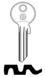 Toon details voor Silca Cilindersleutel staal ZE40X Afbeelding van Silca Cilindersleutel staal ZE40X