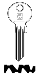 Toon details voor Silca Cilindersleutel staal WK45X Afbeelding van Silca Cilindersleutel staal WK45X