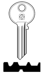 Toon details voor Silca Cilindersleutel staal WK4 Afbeelding van Silca Cilindersleutel staal WK4