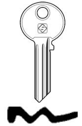 Toon details voor Silca Cilindersleutel staal WK6 Afbeelding van Silca Cilindersleutel staal WK6