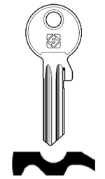 Toon details voor Silca Cilindersleutel brass GE1X Afbeelding van Silca Cilindersleutel brass GE1X