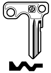 Toon details voor Silca Autosleutel z/plastic kop staal GE11R Afbeelding van Silca Autosleutel z/plastic kop staal GE11R