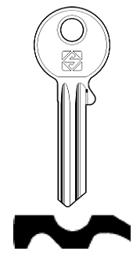 Toon details voor Silca Cilindersleutel brass GE106 Afbeelding van Silca Cilindersleutel brass GE106