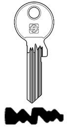 Toon details voor Silca Cilindersleutel staal GE178RX-16 Afbeelding van Silca Cilindersleutel staal GE178RX-16