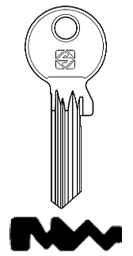Toon details voor Silca Cilindersleutel staal GE182X Afbeelding van Silca Cilindersleutel staal GE182X