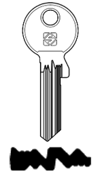 Toon details voor Silca Cilindersleutel staal GE178RX-8 Afbeelding van Silca Cilindersleutel staal GE178RX-8