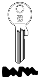 Toon details voor Silca Cilindersleutel staal GE178RX-17 Afbeelding van Silca Cilindersleutel staal GE178RX-17