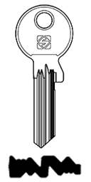 Toon details voor Silca Cilindersleutel staal GE178RX-10 Afbeelding van Silca Cilindersleutel staal GE178RX-10