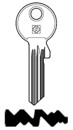 Toon details voor Silca Cilindersleutel staal GE178RX-4 Afbeelding van Silca Cilindersleutel staal GE178RX-4