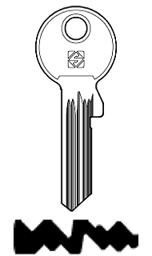 Toon details voor Silca Cilindersleutel staal GE178RX-5 Afbeelding van Silca Cilindersleutel staal GE178RX-5