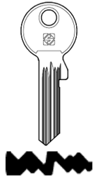 Toon details voor Silca Cilindersleutel staal GE178RX-6 Afbeelding van Silca Cilindersleutel staal GE178RX-6