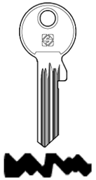 Toon details voor Silca Cilindersleutel staal GE178RX-2 Afbeelding van Silca Cilindersleutel staal GE178RX-2