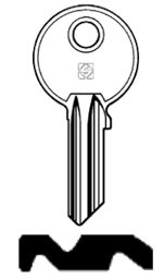 Toon details voor Silca Cilindersleutel brass GE22 Afbeelding van Silca Cilindersleutel brass GE22