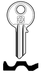 Toon details voor Silca Cilindersleutel brass GE2R Afbeelding van Silca Cilindersleutel brass GE2R