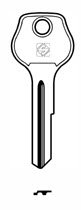 Toon details voor Silca Autosleutel z/plastic kop brass PR2 Afbeelding van Silca Autosleutel z/plastic kop brass PR2