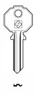 Toon details voor Silca Cilindersleutel brass PF073 Afbeelding van Silca Cilindersleutel brass PF073