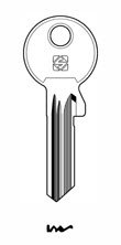 Toon details voor Silca Cilindersleutel brass GE7RX Afbeelding van Silca Cilindersleutel brass GE7RX