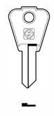 Toon details voor Silca Cilindersleutel brass CM1R Afbeelding van Silca Cilindersleutel brass CM1R