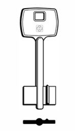 Toon details voor Silca Klaviersleutel brass 5CB1 Afbeelding van Silca Klaviersleutel brass 5CB1