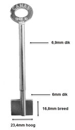 Toon details voor Dubbelbaardsleutel voor MAUER SMRK1D 120mm Afbeelding van Dubbelbaardsleutel voor MAUER SMRK1D 120mm