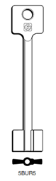 Toon details voor Silca Klaviersleutel brass 5BUR5 Afbeelding van Silca Klaviersleutel brass 5BUR5