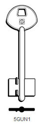 Toon details voor Silca Klaviersleutel brass 5GUN1 Afbeelding van Silca Klaviersleutel brass 5GUN1