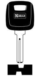 Toon details voor Silca Transpondersleutel brass NE66TE zonder chip Afbeelding van Silca Transpondersleutel brass NE66TE zonder chip
